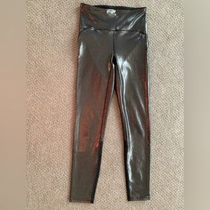 JoyLab metallic and mesh leggings size US XS